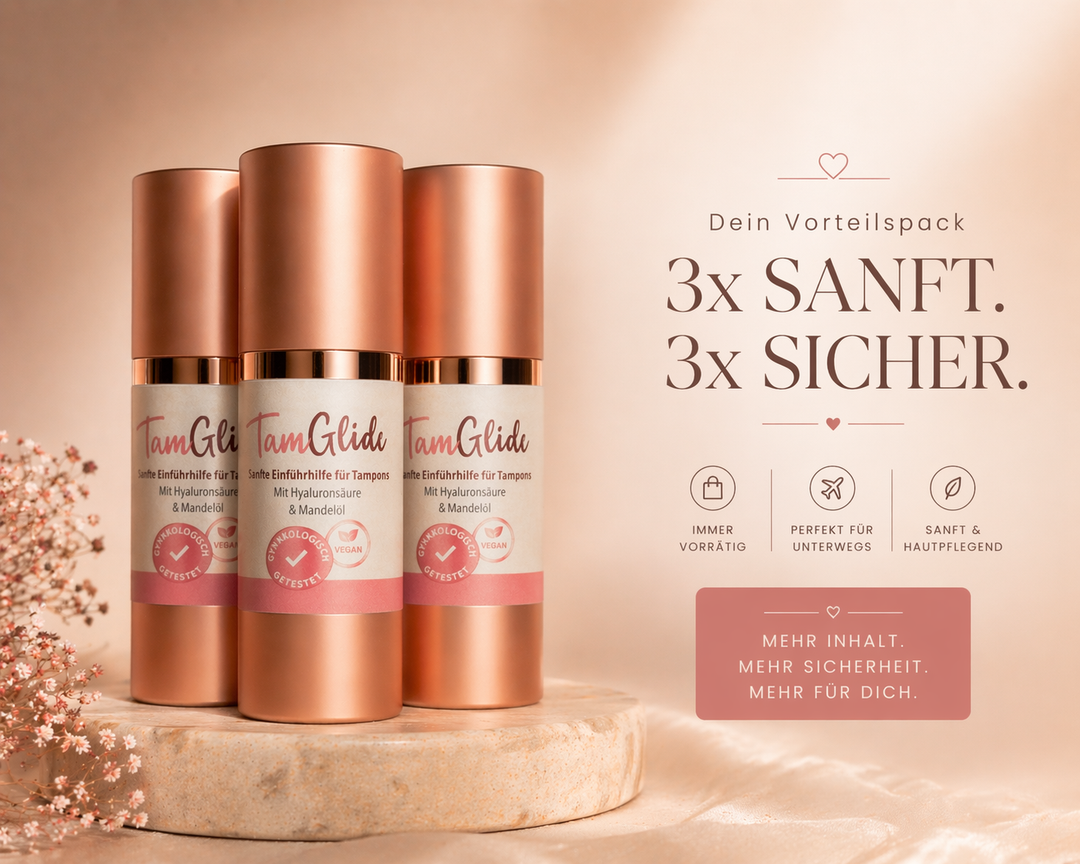 3ER BUNDLE –
Nie wieder unangenehmes Einführen – jederzeit vorbereitet