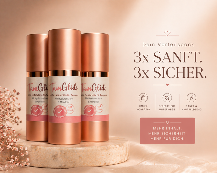 3ER BUNDLE –
Nie wieder unangenehmes Einführen – jederzeit vorbereitet