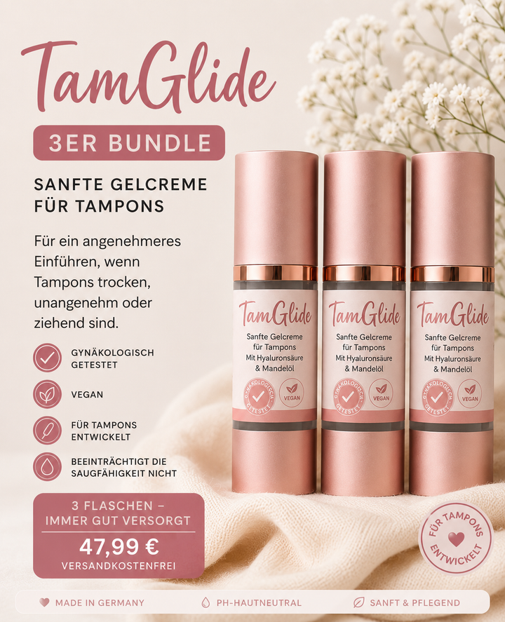 3ER BUNDLE –
Nie wieder unangenehmes Einführen – jederzeit vorbereitet